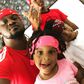 Paul Okoye and his three children, Andre, Nadia and Nathan [Instagram/IamKingRudy]