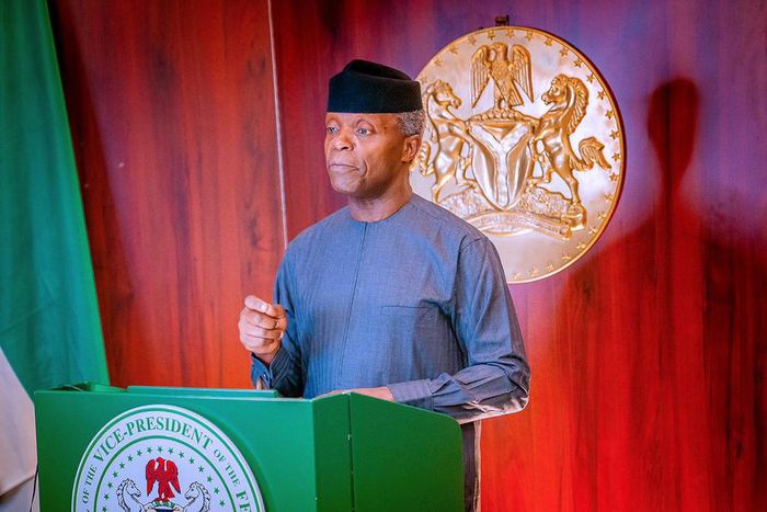 Vice President Yemi Osinbajo declares open the 19th Session of the National Council on Development Planning (NCDP). 26th March, 2021. Photo; Tolani Alli