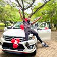 Reality TV star Tochi and his new truck [Instagram/TochiOfficial]