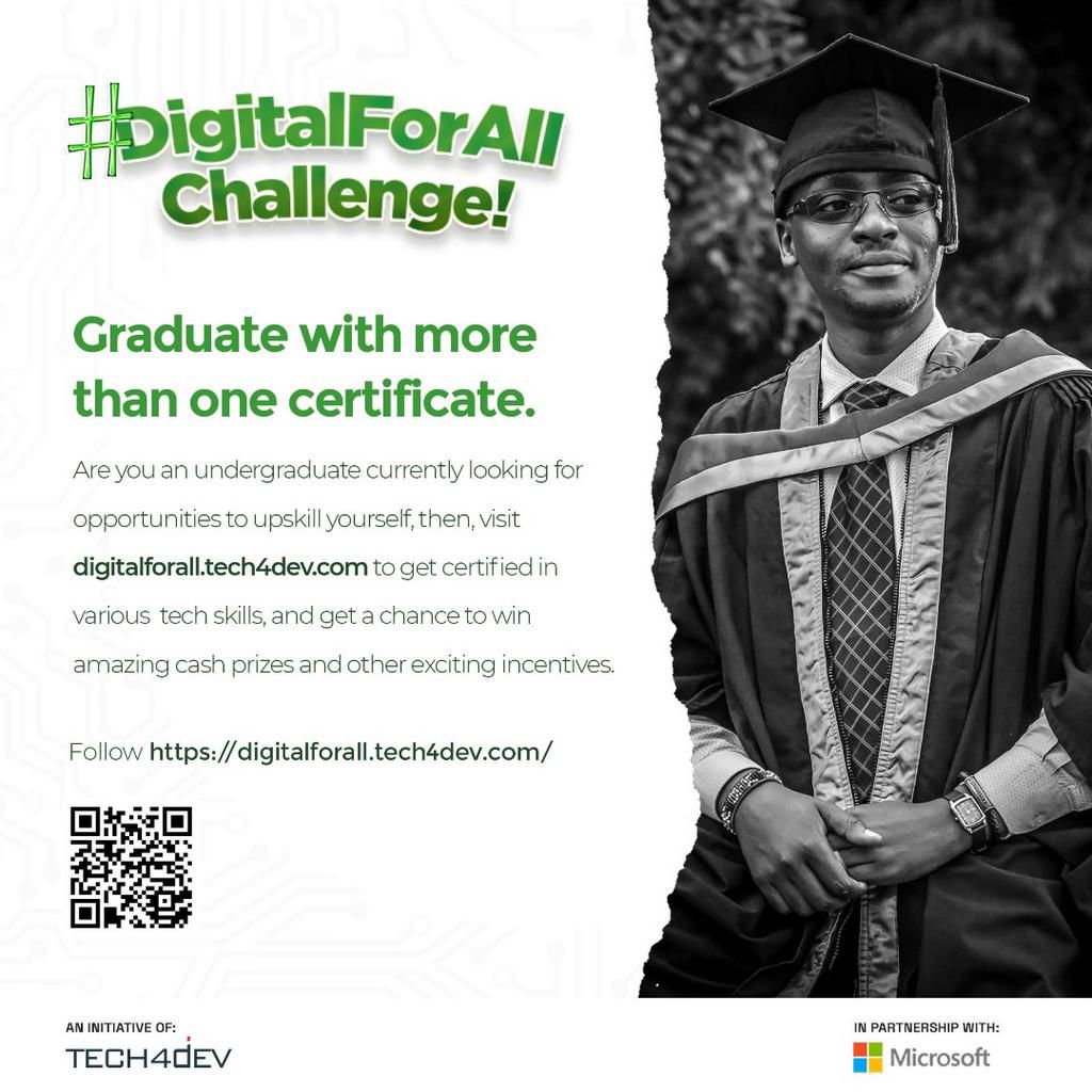 Microsoft partners Tech4Dev to train 400,00 Nigerian youths on digital skills acquisition for FREE