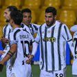 Juventus forward Alvaro Morata (R) scored and saw red in a 1-1 stalemate at Benevento