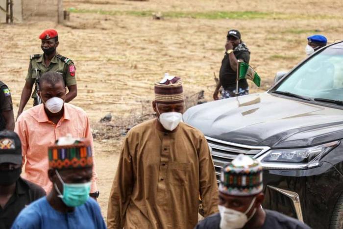 Governor Babagana Zulum of Borno State cuts short Abuja trip, visits affected communities (Vanguard)