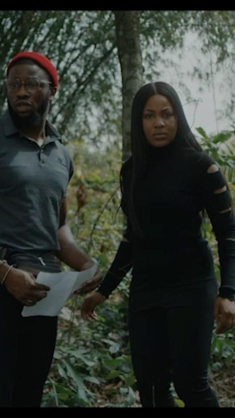 Erica Nlewedim and Stan Nze in 'Bitter Rain' [Instagram]