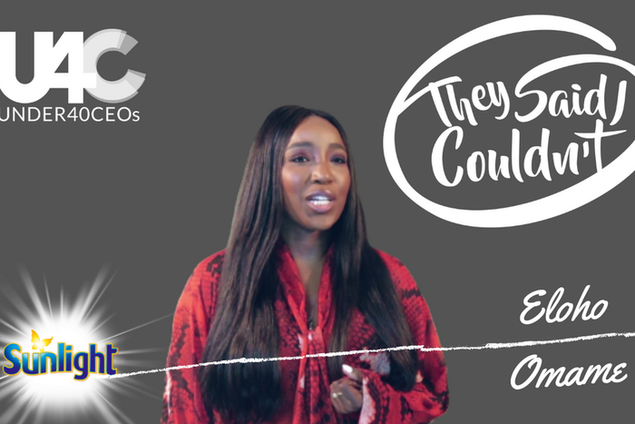 “They said I couldn’t, but I stopped seeking permission and expanded my vision in more ways than I ever imagined: Eloho Omame – Co-Founder, FirstCheck