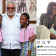 1st conjoined twins separated in Ghana, Lydia and Linda meet J.J Rawlings
