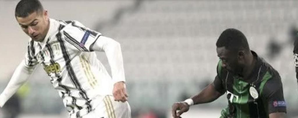 Ghanaian defender Frimpong and Cristiano Ronaldo