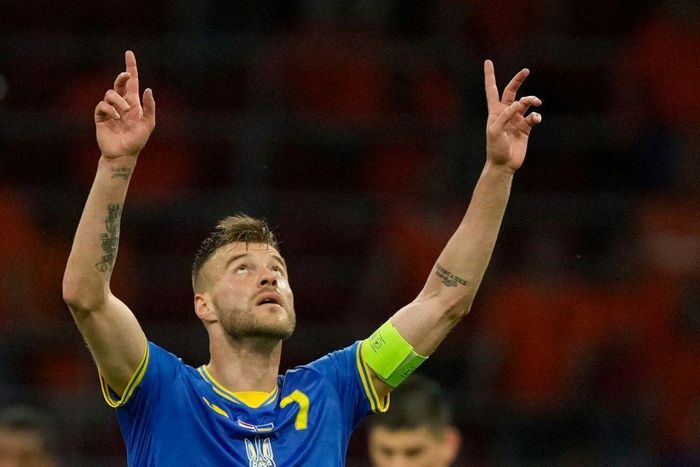 Earlier in his career Andriy Yarmolenko brawled with his Ukrainian international teammates when they played for their clubs - but now there is harmony in the national team