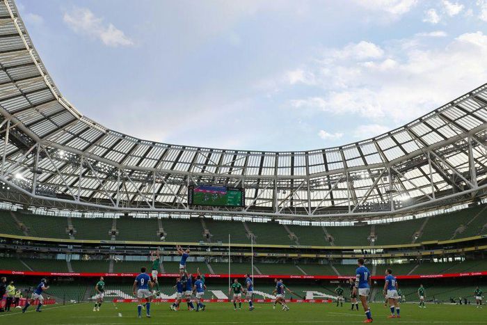 Dublin's Aviva Stadium was due to host four Euro 2020 matches
