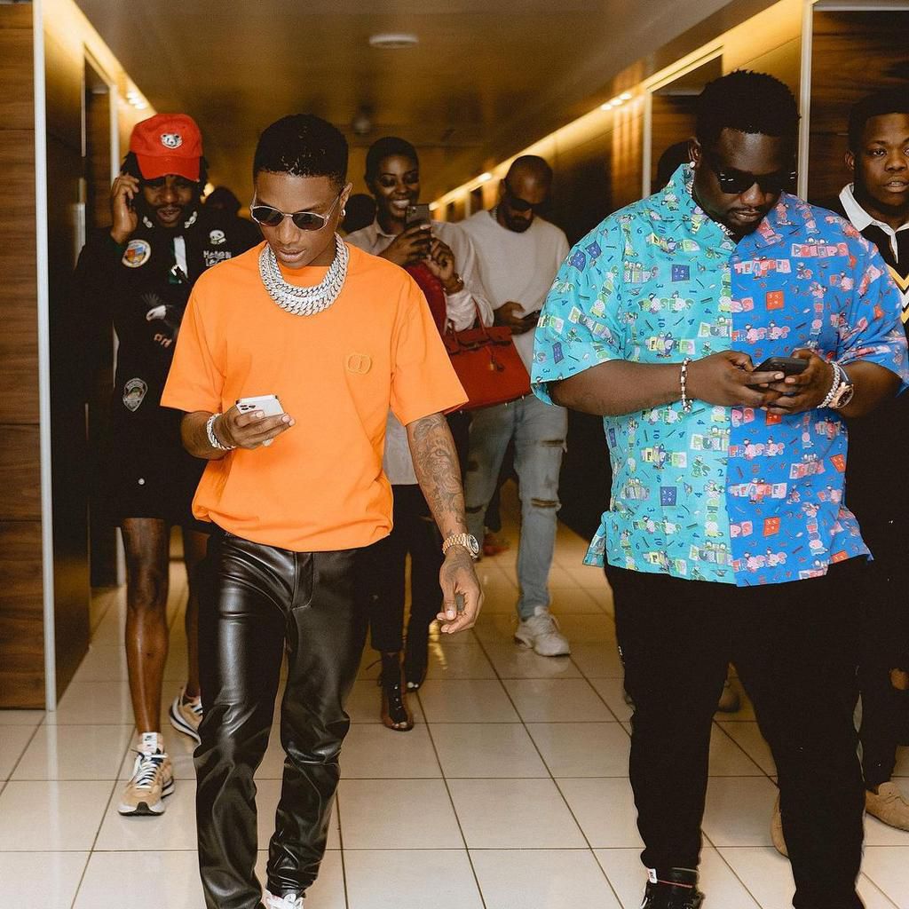 Wizkid and Wande Coal (Instagram/Wizkid)