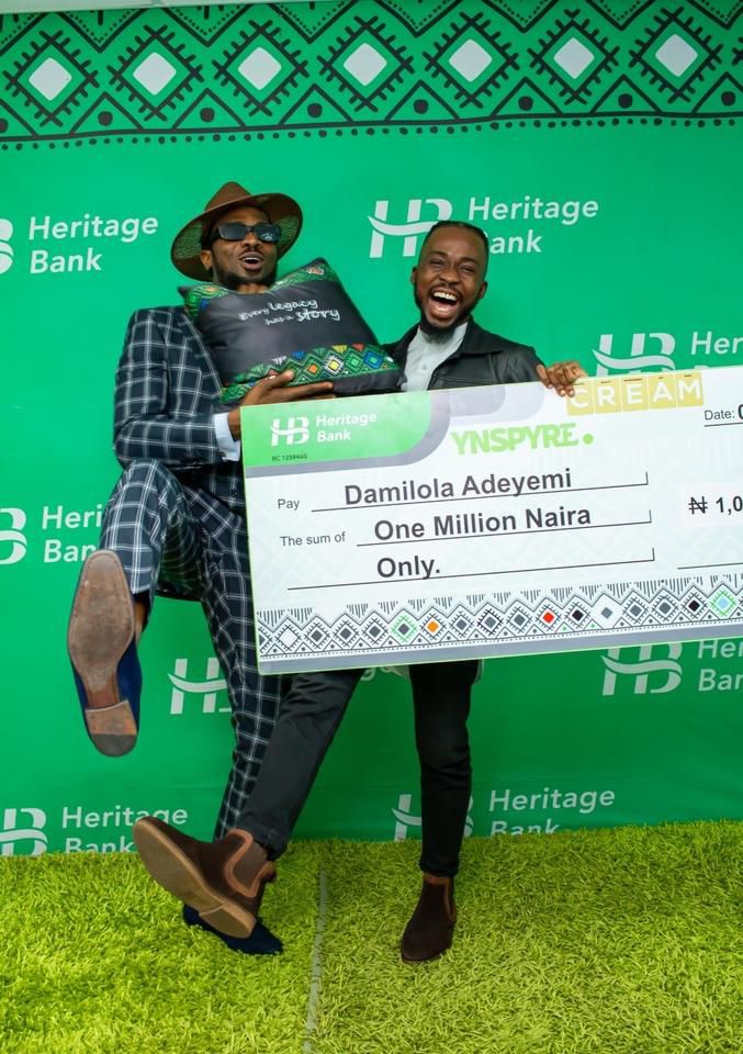 D'Banj launches YNSPYRE with Heritage Bank. (Heritage Bank)