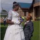 I love him the way he is – Tall bride tells critics who say groom is too short