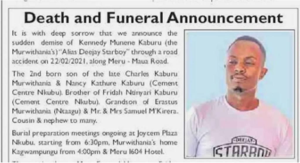 DJ dies weeks after saying cemetery is full of unfinished dreams