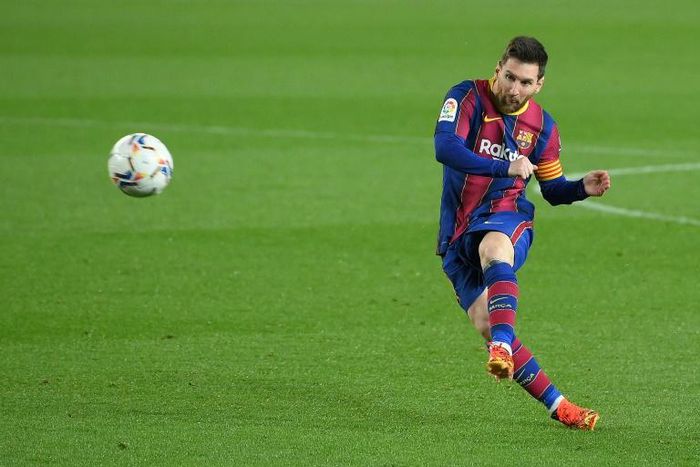 Lionel Messi tied Xavi Hernandez's appearance record for Barcelona by playing against Huesca on Monday.