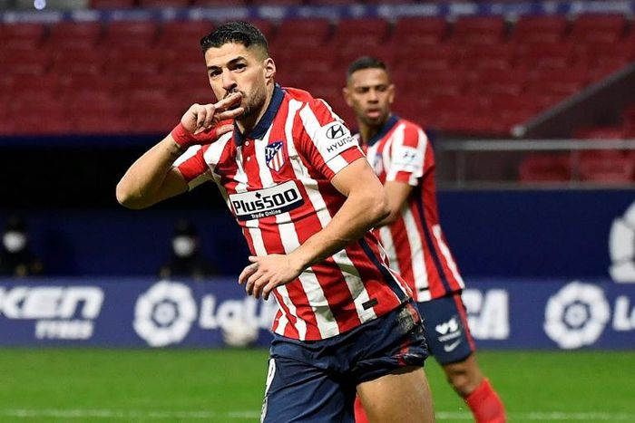 Atletico Madrid's Luis Suarez continued his scintillating run of form against Celta Vigo on Monday.