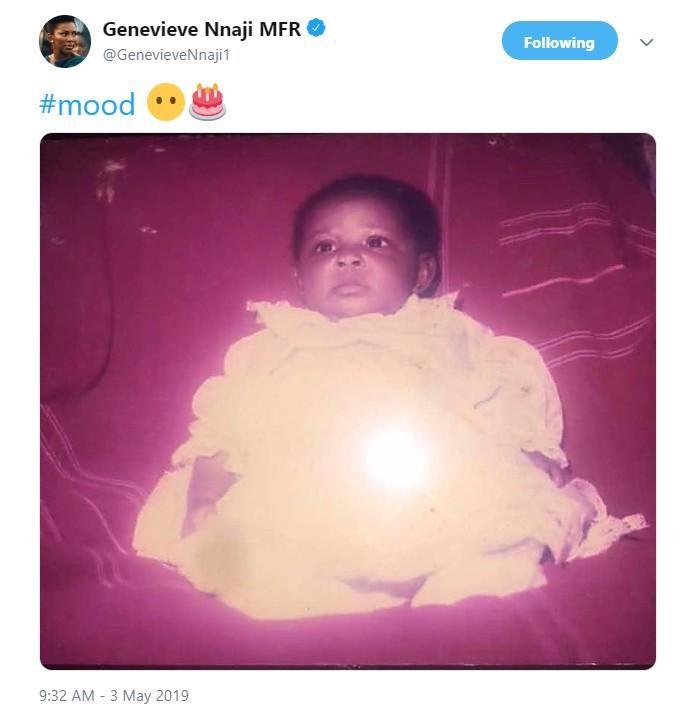 Genevieve Nnaji's childhood photo