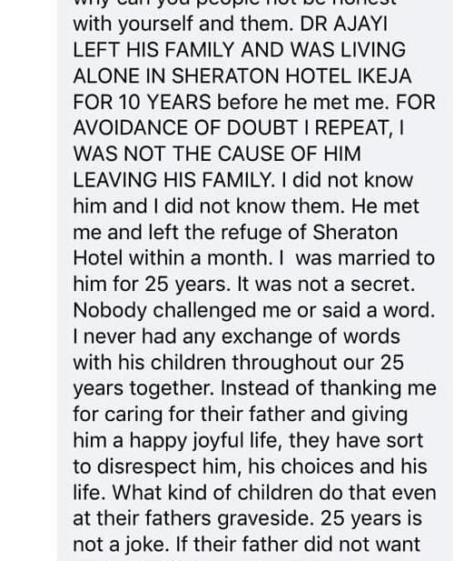 Helen Prest Ajayi makes new revelations about her late husband and his family [LIB]