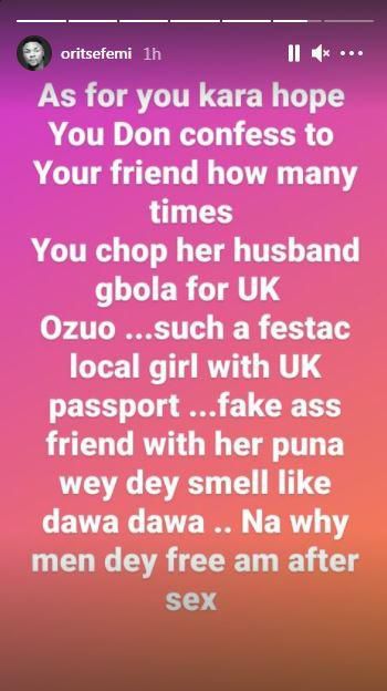 Oritsefemi says he slept with his manager several times during their trips to the United Kingdom. [Instagram/Oritsefemi]