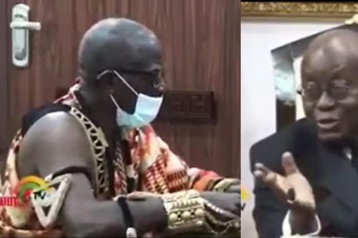 Chief begs Akufo Addo for car: "I wear my regalia, stand by the road & wait for trotro"