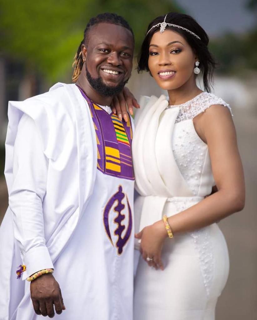 Eddie Nartey and now late wife Vida Danso