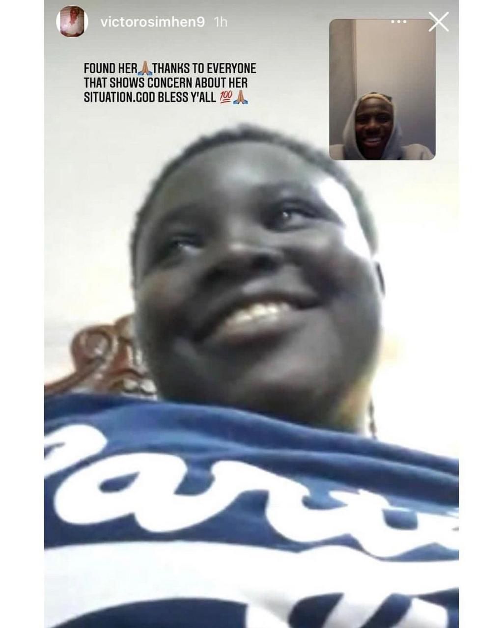 Victor Osimhen and Mary Daniel (Instagram/Victor Osimhen)