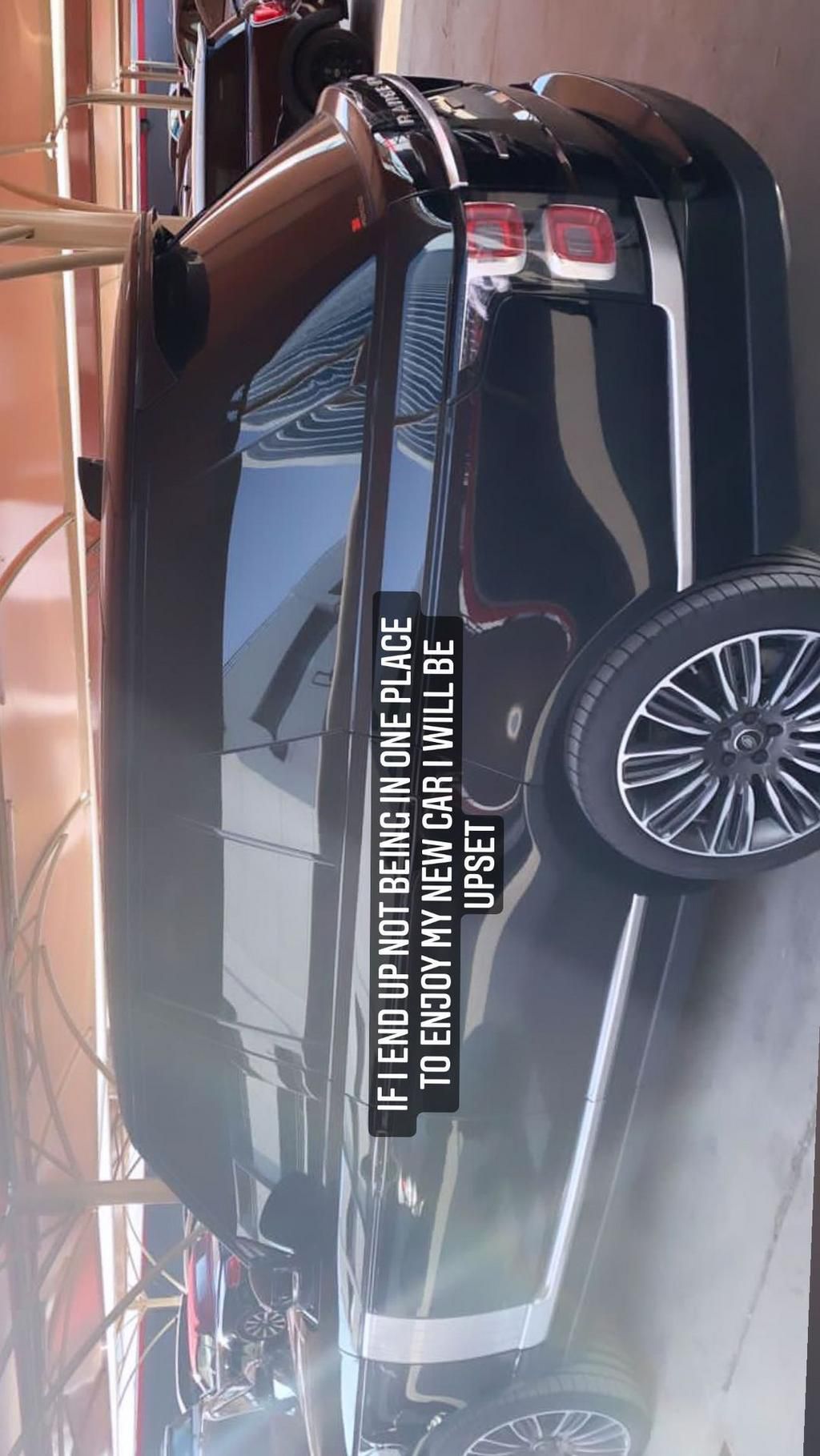 Mr Eazi's new Range Rover Autobiography [Instagram/MrEazi]