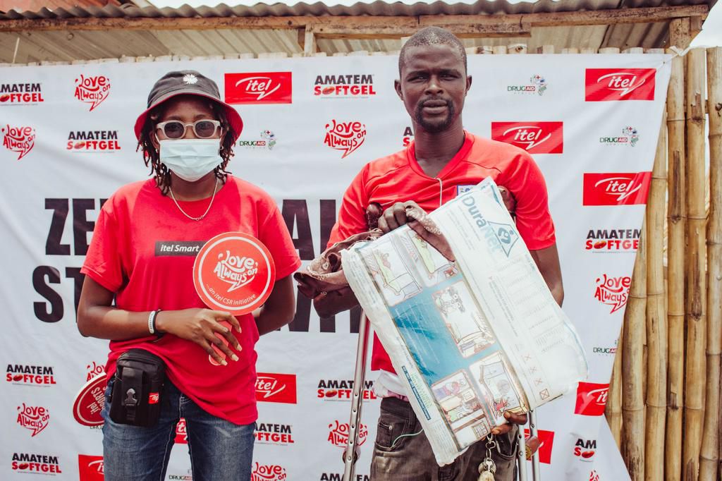 World Malaria Day: itel, Amatem Softgel, Drug Aid Africa Distribute Relief Materials to Low Income Households.