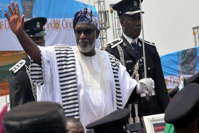 Gov Akeredolu of Ondo State sworn-in for a second term in office on Feb 24, 2021