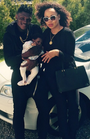 Aaron Samuel and his wife Chinwe with their second child, Brian [LIB]
