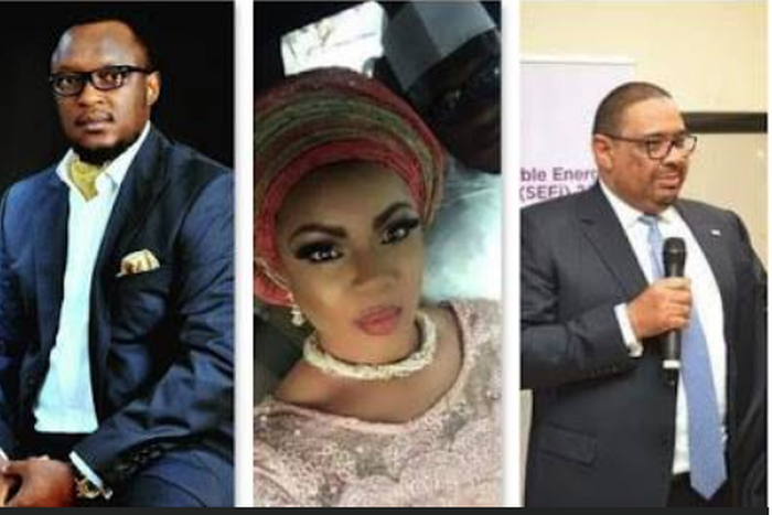 Tunde Thomas, his wife, Moyo Thomas and Adam Nuru (SaharaReporters)