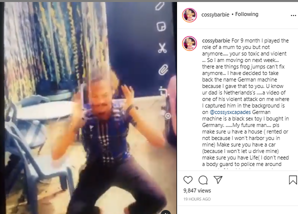 Cossy Orjiakor and Abel Jurgen social media drama