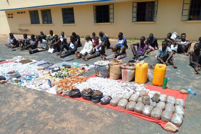 Repentant kidnapers surrender arms in Adamawa. [NAN]