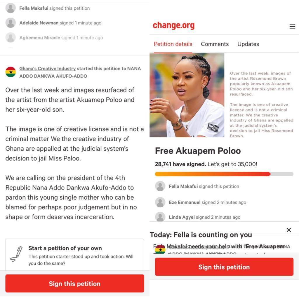 Free Akuapem Poloo campaign