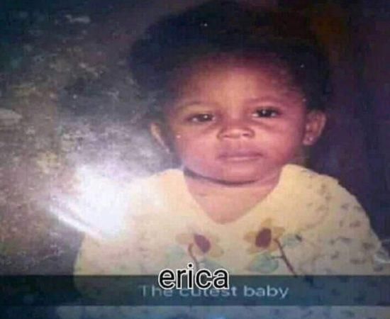 Erica Nlewedim's childhood photo