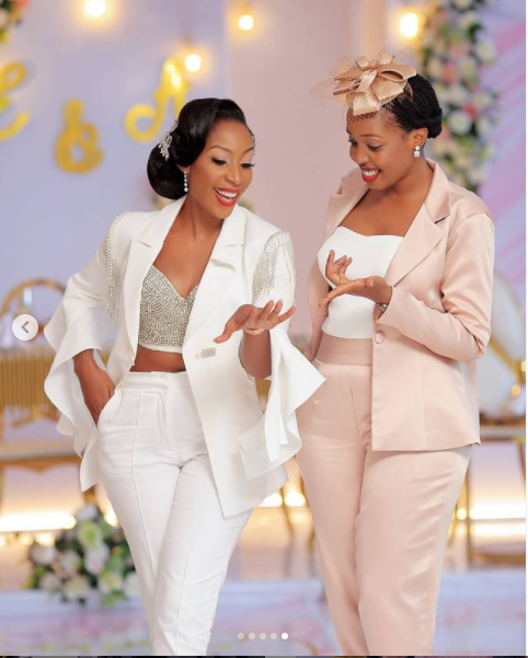 Arklean and her bridesmaid