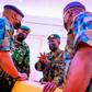 Service chiefs from left to right: Chief of Naval Staff, Vice Admiral Awwal Gambo; Chief of Army Staff, Lieutenant General Ibrahim Attahiru; Chief of Defence Staff, General Lucky Irabor; and Chief of Air Staff, Air Marshal Isiaka Amao [Presidency]