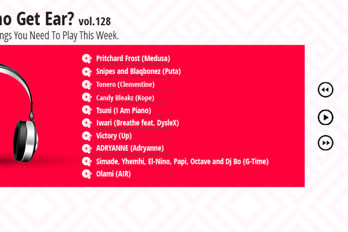 Who Get Ear Vol. 128: Here are the 10 Nigerian songs you need to play this week. (Pulse Nigeria)