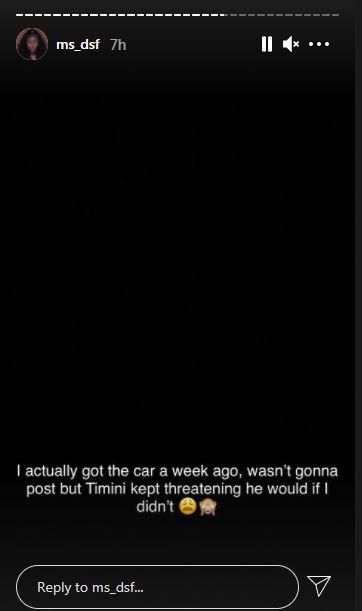 Dorcas Shola Fapson says she bought her SUV by herself [Instagram/MsDSF]