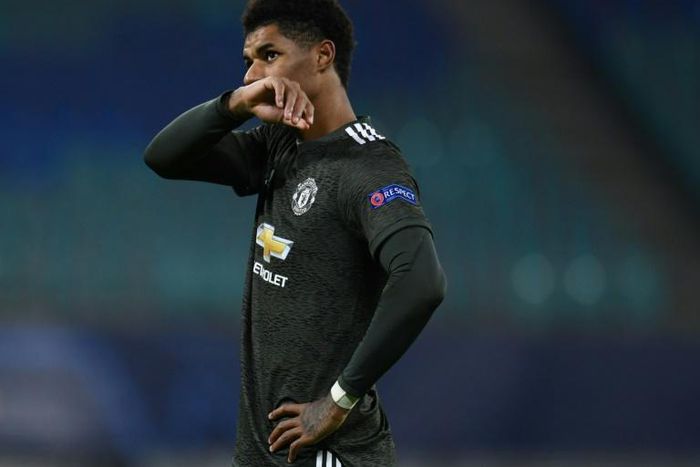 Manchester United and Marcus Rashford face Real Sociedad in the Europa League after the disappointment of being knocked out of the Champions League