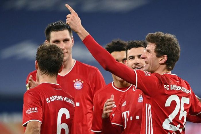 Onwards and upwards: Bayern Munich and Thomas Mueller have their eyes on the Club World Cup after Friday's clash with Hertha Berlin