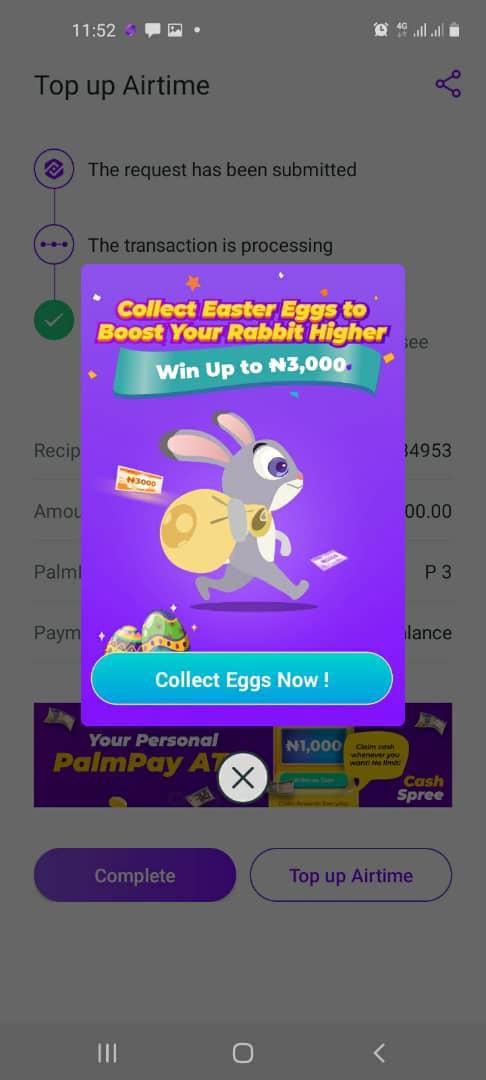 Number 1 ranked app PalmPay is rewarding users with N3000 each this April - How to claim