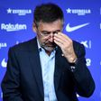 Barca president Josep Maria Bartomeu was detained by police on Monday