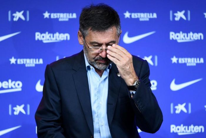 Barca president Josep Maria Bartomeu was detained by police on Monday