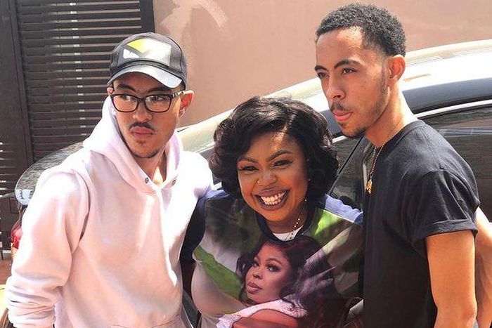 Afia Schwar with her twin sons