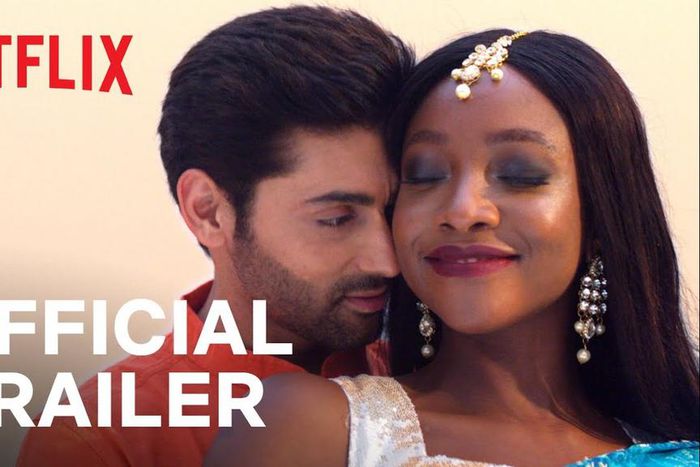 Ruslaan Mumtaz and Ini Dima-Okojie in 'Namaste Wahala' coming to Netflix on Valentines'Day [YouTube]