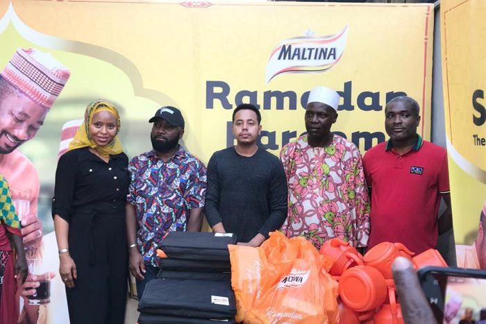 L-R:  Ehimhen Igberaese, Channel and Category Manager, Traditional Off Premise,                                   Tadiyos Yirgu,Senior Channel and Category Manager; Elohor Olumide-Awe, Senior Brand Manager Maltina;                                    Ch...