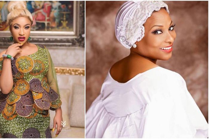 Tonto Dikeh and the late Ibidun Ighodalo [Instagram/Tontolet] [Instagrm/IbidunniIghodalo]