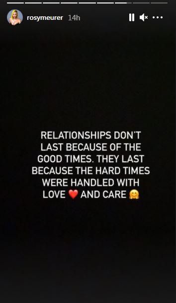 The actress shares tips on having a good relationship. [Instagram/RosyMeurer]