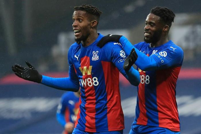 Talisman: Wilfried Zaha's return inspired Crystal Palace to a 5-1 win at West Brom