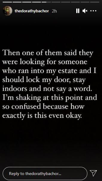 Reality TV star Dorathy Bachor narrates how EFCC stormed her home [Instagram/DorathyBachor]
