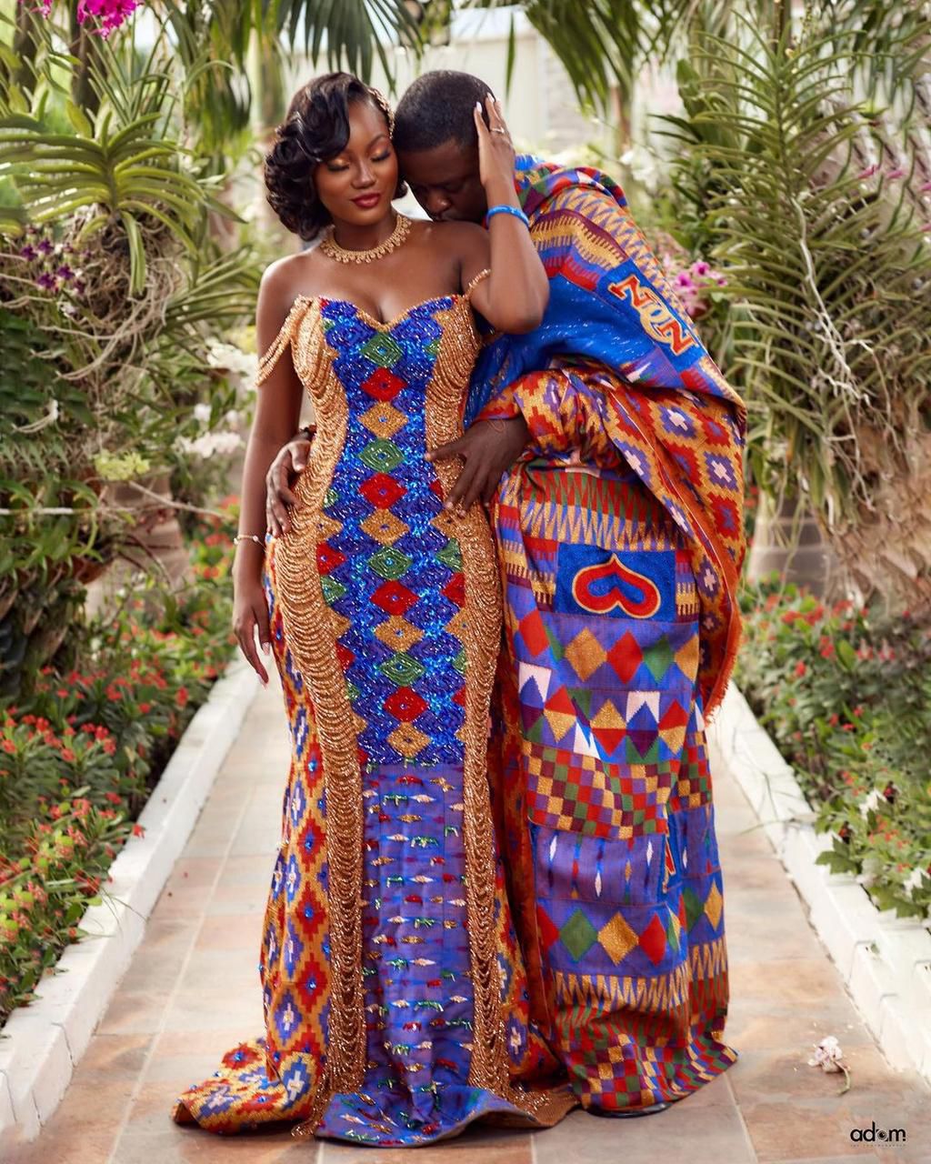 Naa Dromo Korankye-Ankrah and Charles Nimo's traditional wedding in photos